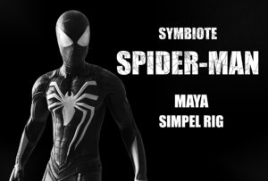 symbiote spider-man 3D model