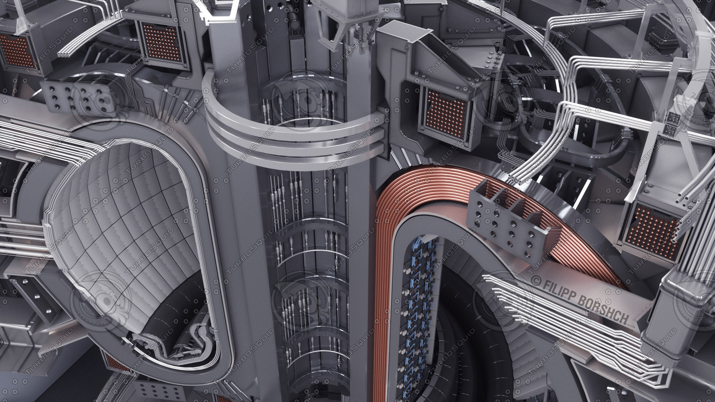 ITER Fusion Reactor model