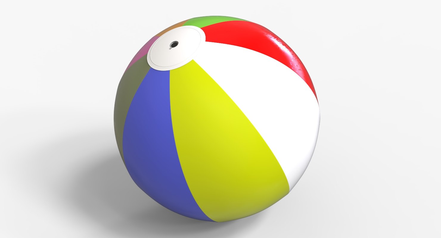 3d beach ball