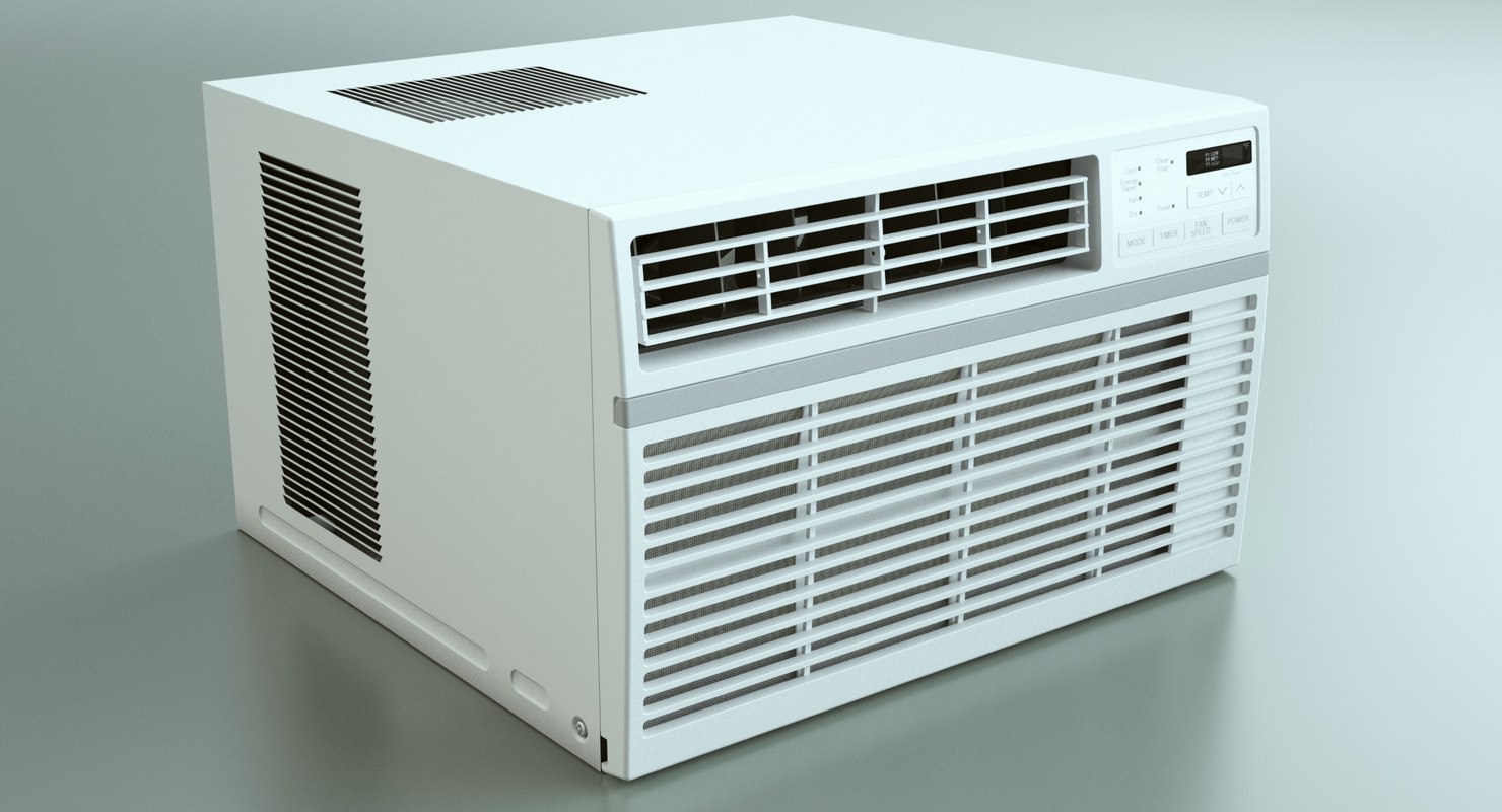 3D photoreal window air conditioner TurboSquid 1317696