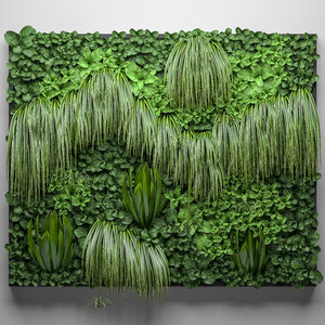 vertical gardening 3D model
