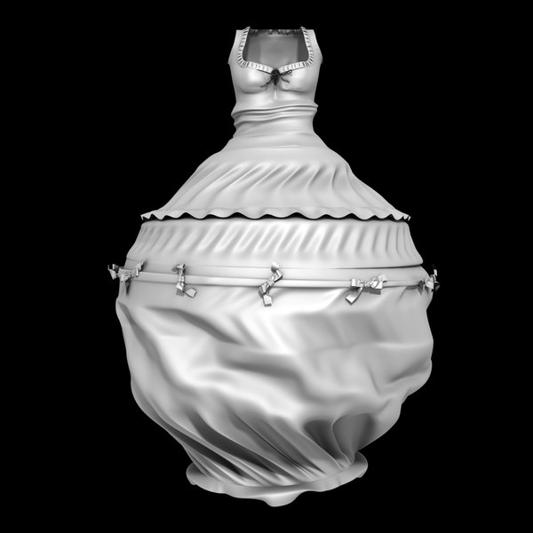 3D enema dress fetish latex