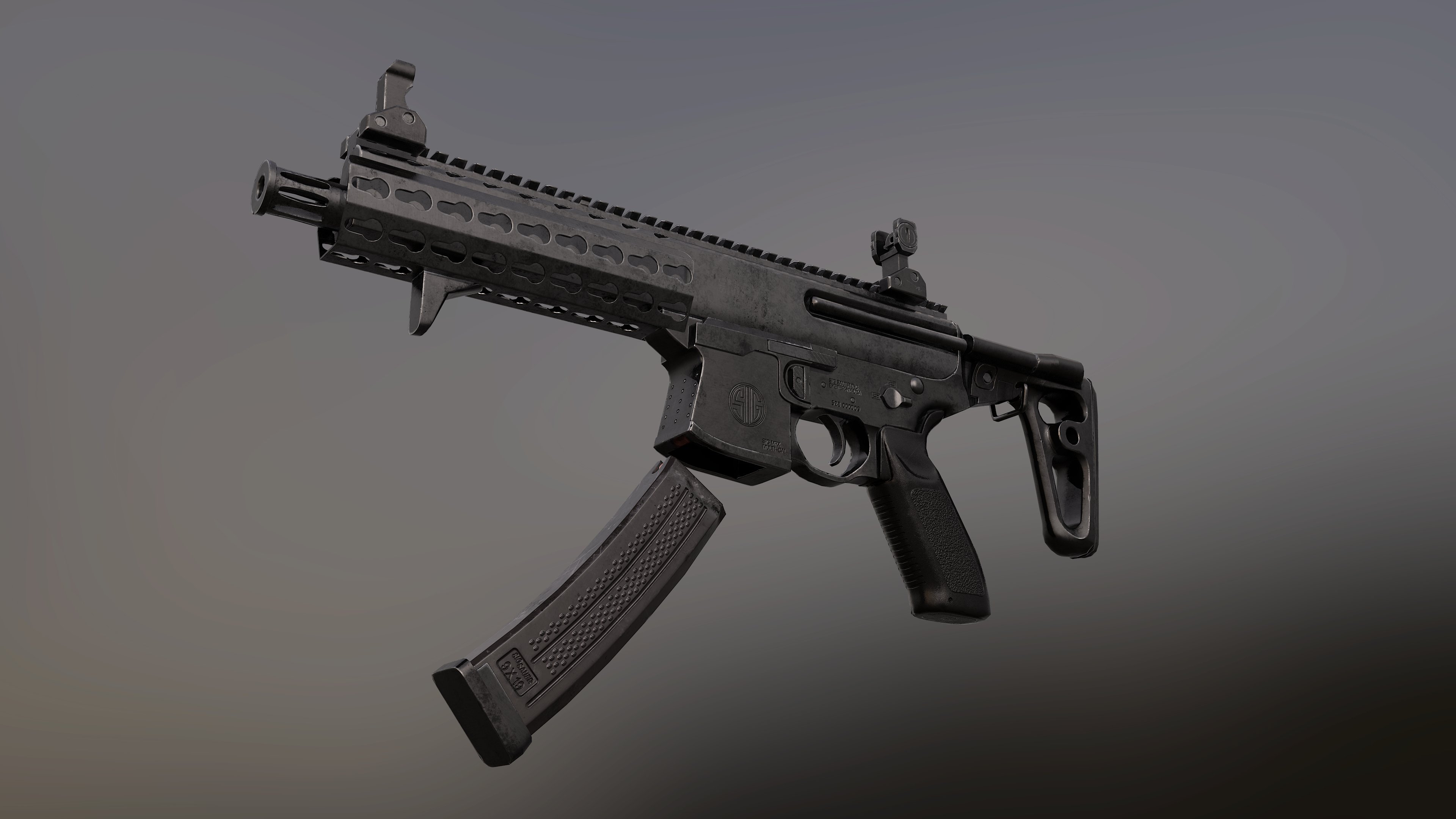 Sig Mpx 3d Model - Turbosquid 1317832