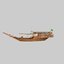 qatar boat dhow traditional model