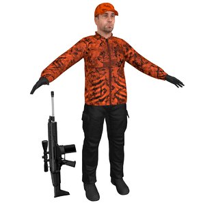 hunter rifle 2 3D model