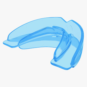 orthodontic braces retainers 3D model