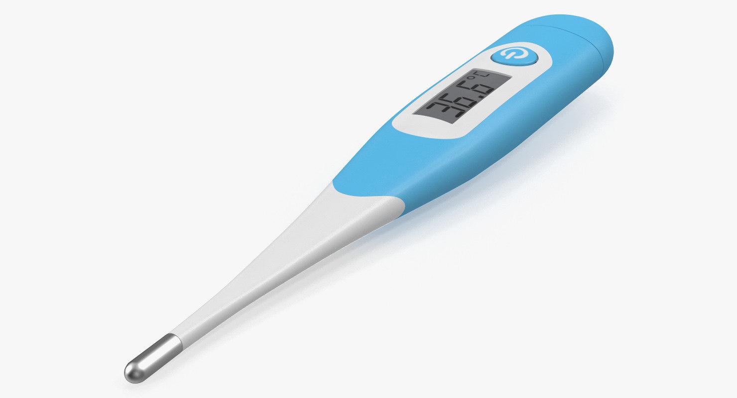 Digital medical thermometer 3D model - TurboSquid 1318168