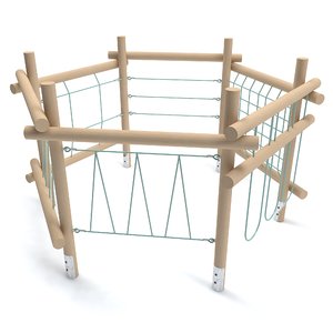 3D wooden playground