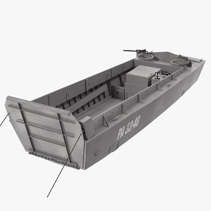 Landing Craft 3d Models For Download Turbosquid - landing craft free roblox