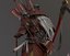 3D samurai armor bundles model