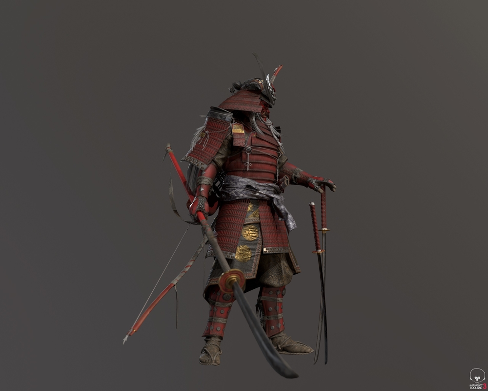 3D Samurai Armor Bundles Model - TurboSquid 1318247