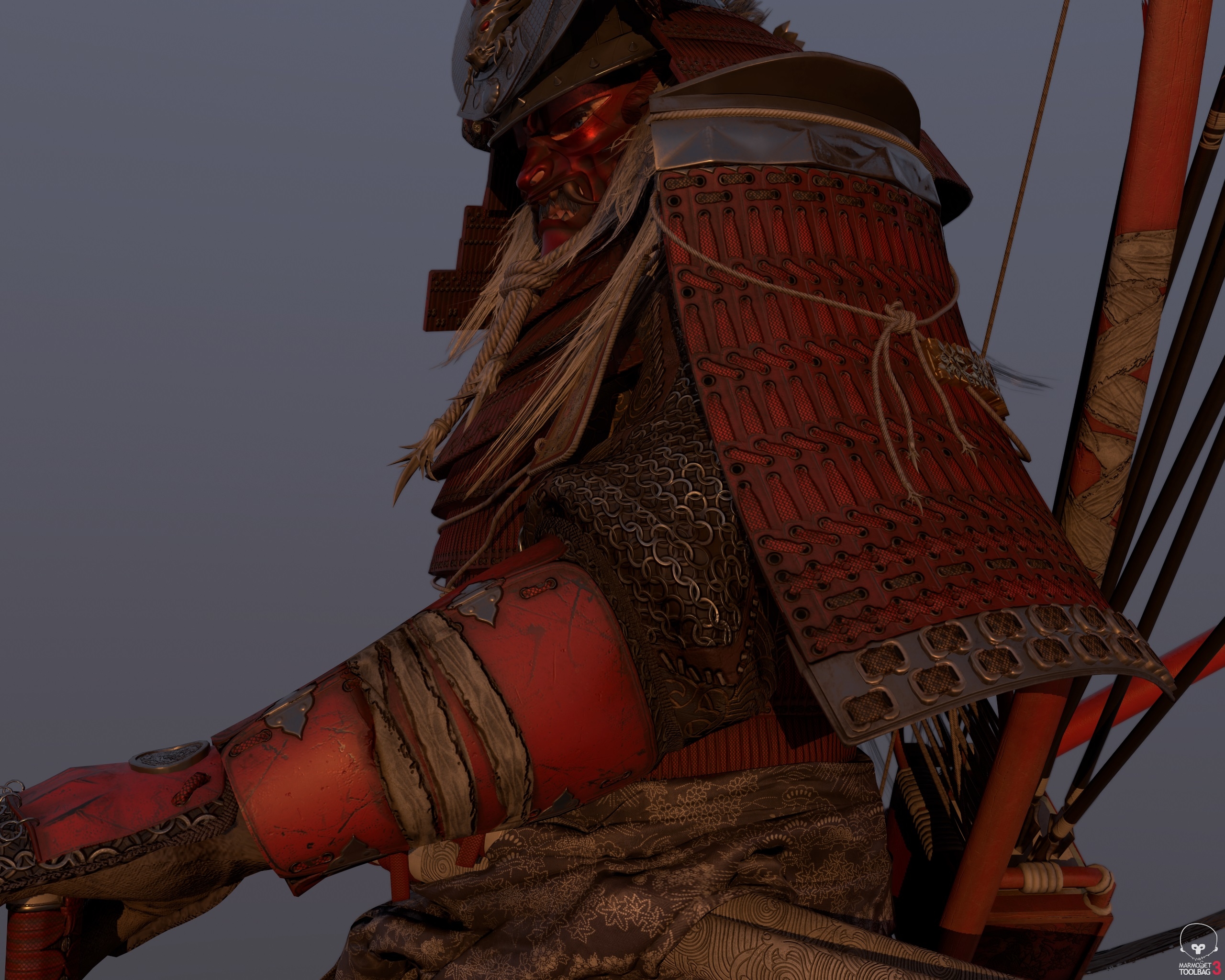 3D Samurai Armor Bundles Model - TurboSquid 1318247