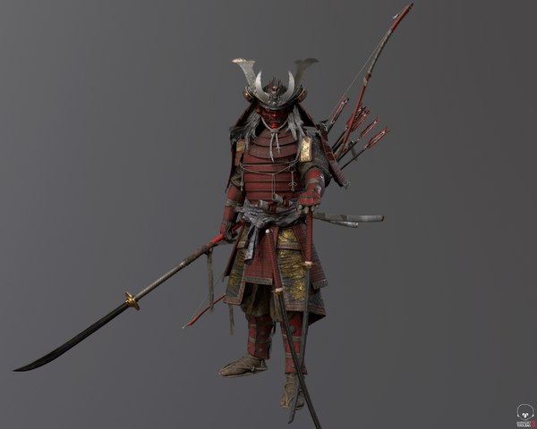 3d Samurai Armor Bundles Model Turbosquid 1318247