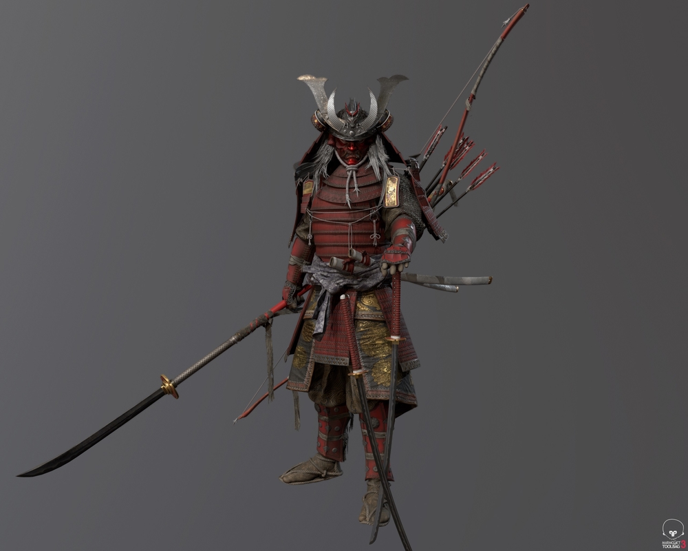 3D Samurai Armor Bundles Model - TurboSquid 1318247