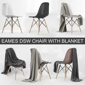 vitra eames plastic chair 3D model
