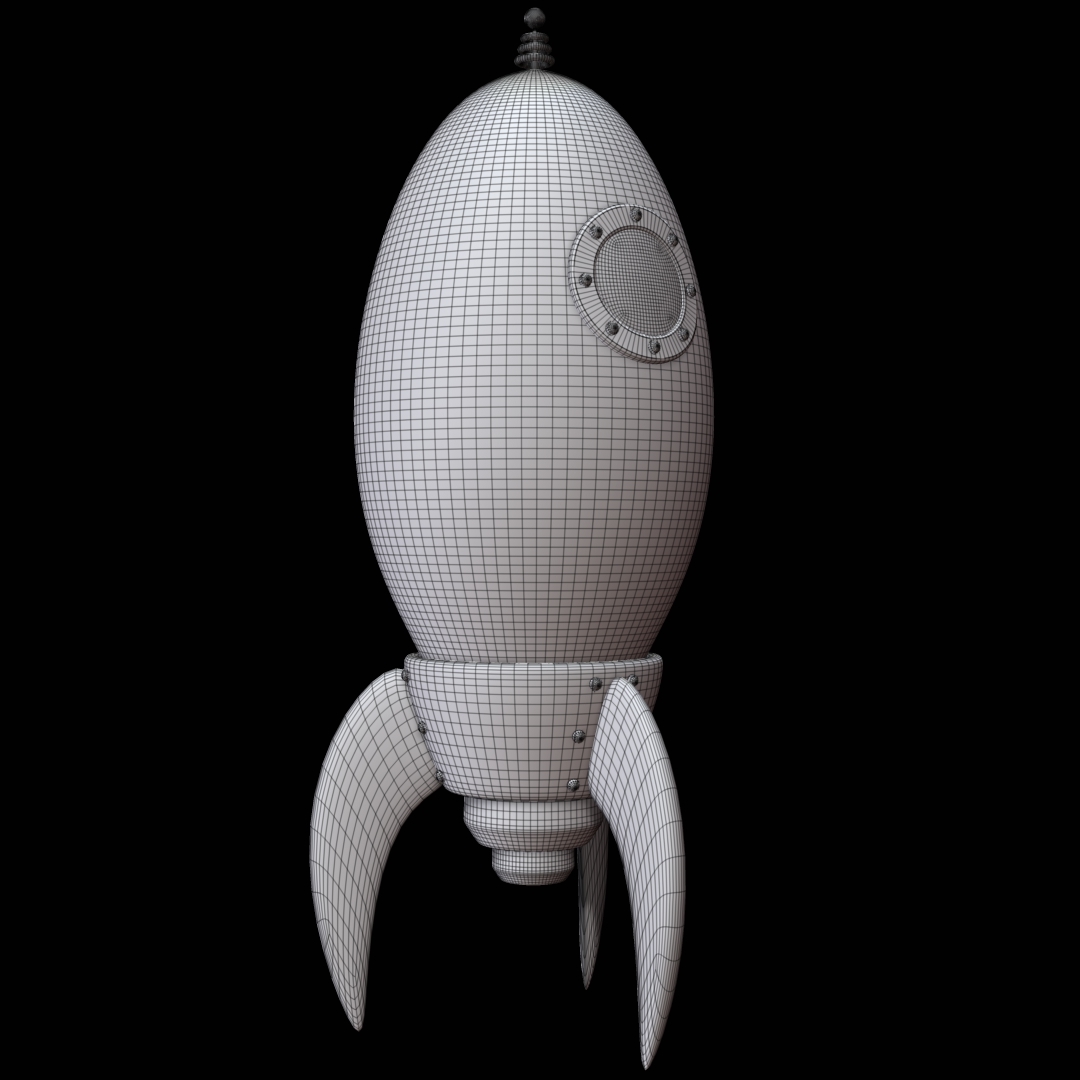 3D rocket TurboSquid 1318502