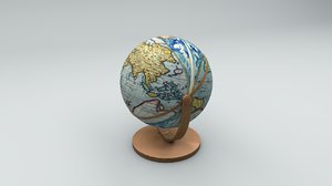 3D world globe model