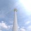 3D tianjin radio television tower model
