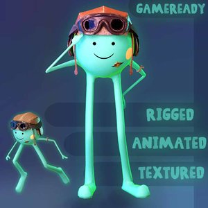 character animations walking 3D