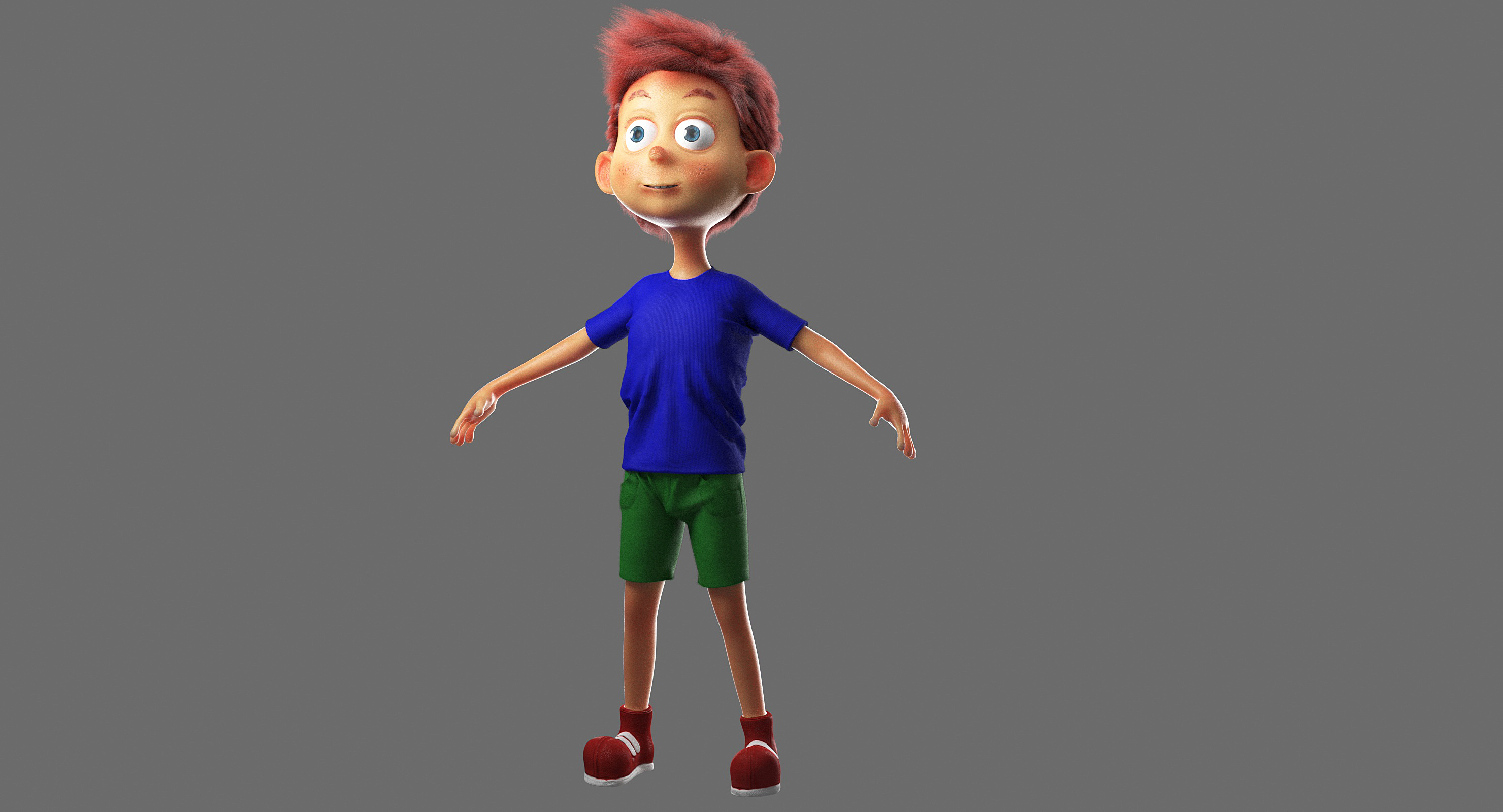 3D model boy cartoon - TurboSquid 1318778