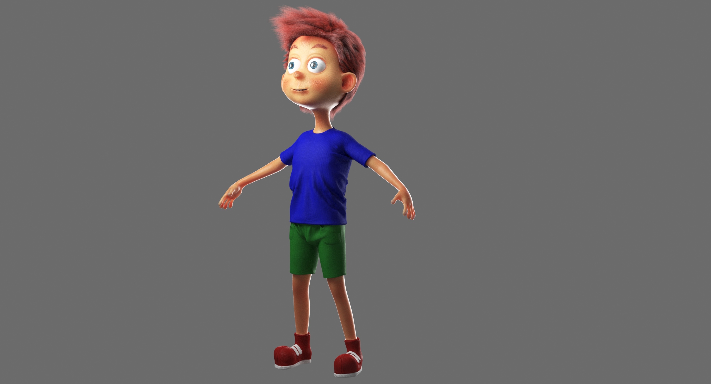 3D model boy cartoon - TurboSquid 1318778