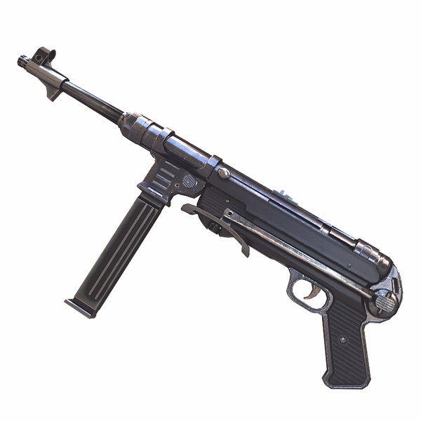 3d Mp 40 40 Submachine Gun Model Turbosquid