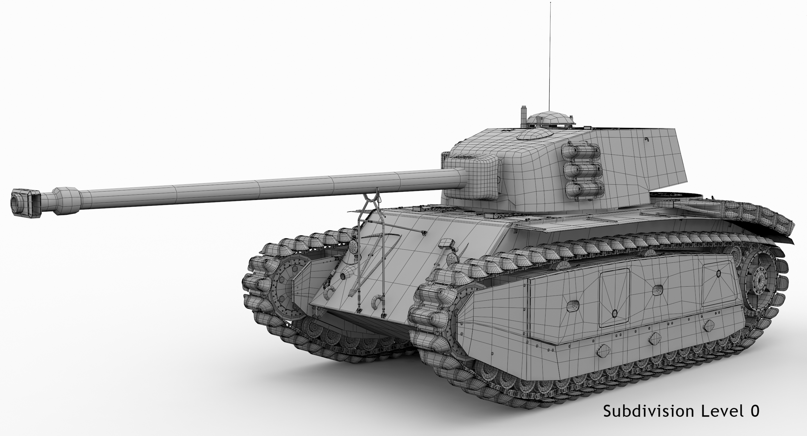 French ARL 44 Tank model