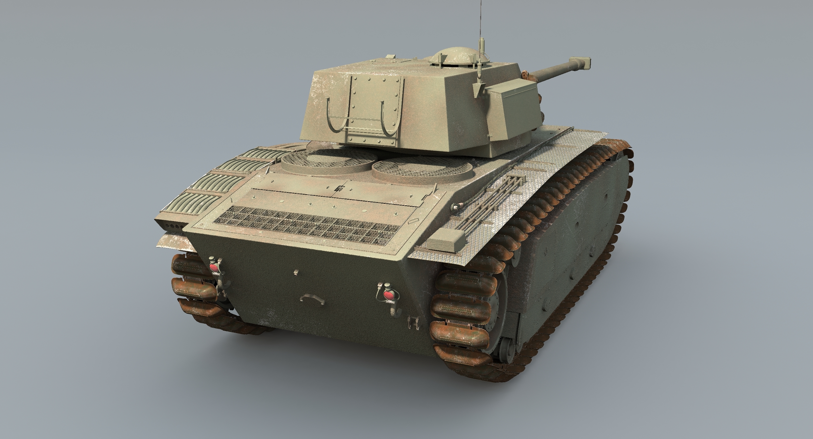 French arl 44 tank model - TurboSquid 1319658