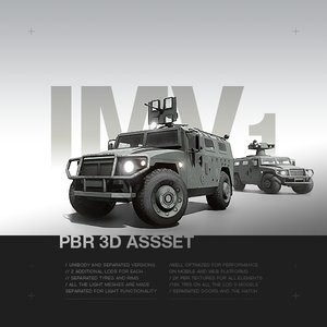 3D model pbr vehicle -