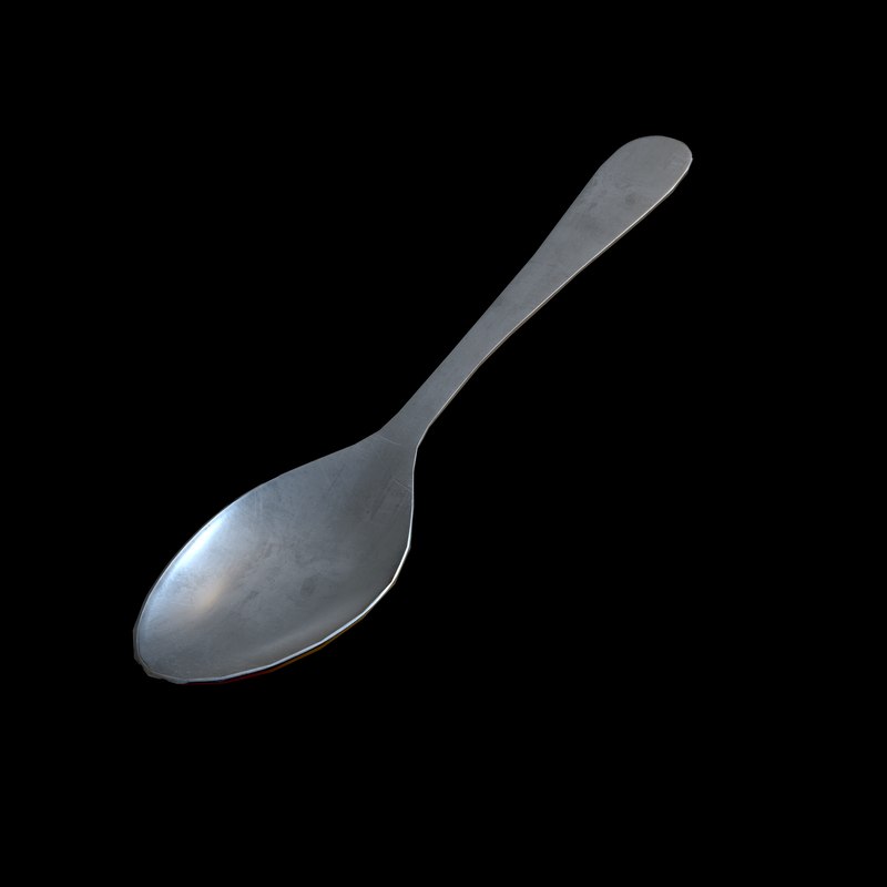 Spoon games metalic model TurboSquid 1319699