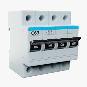 electric automatic switch 63 3D