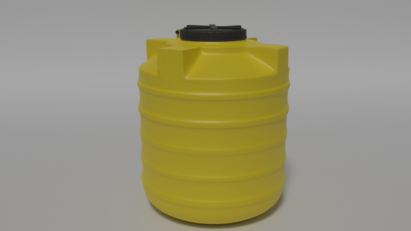 Realistic water tank sintex 3D model TurboSquid 1319728