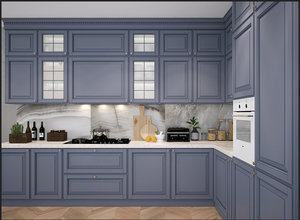 3D model classical kitchen