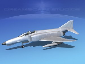 3D model mcdonnell douglas f-4 phantom