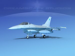 3D general f-16a fighting falcon