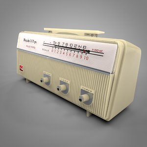 nobility transistor radio l027 3D