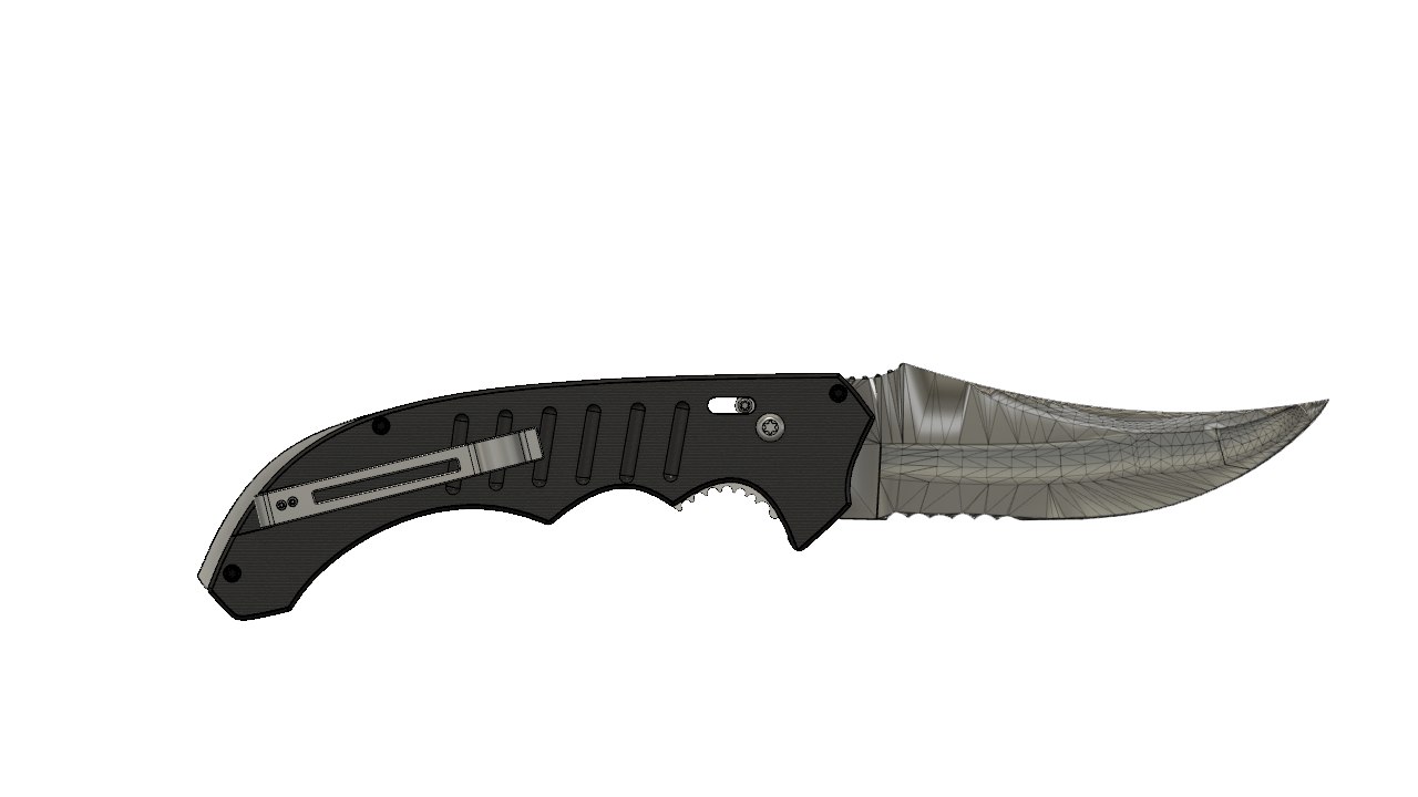 3d flip knife https://static.turbosquid.