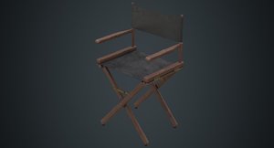 3D directors chair 1b