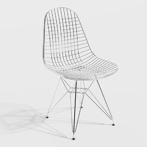 eames dkr chair 3D model