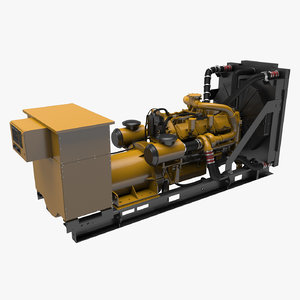 diesel generator 3D model