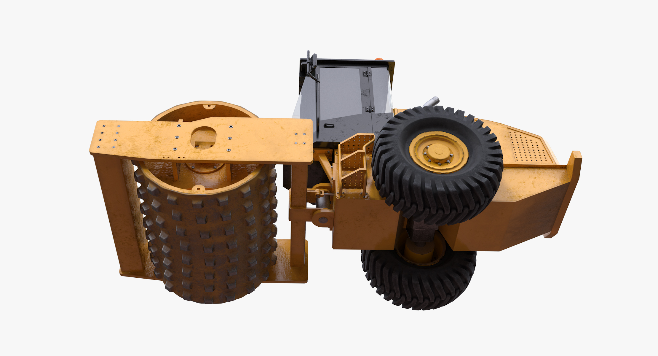 Soil compactor model - TurboSquid 1320291