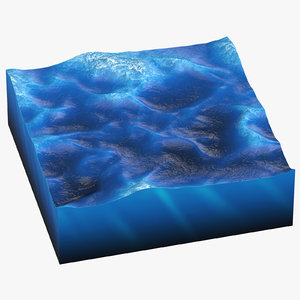 3D water cross sections 03 model