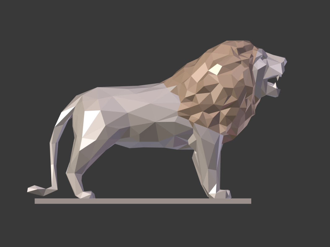 3D lion cartoon - TurboSquid 1320500