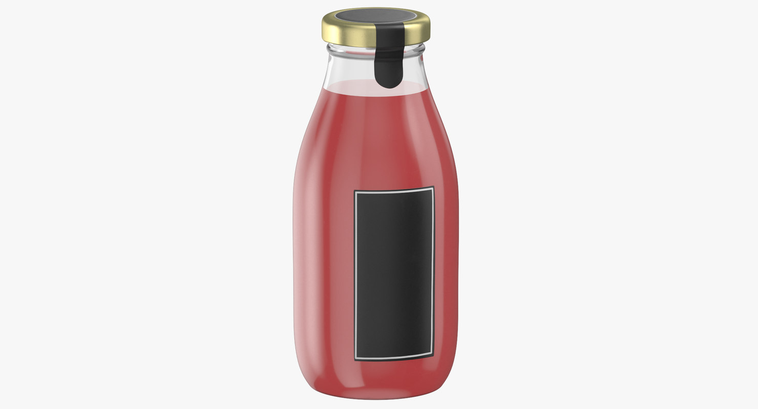 Juice bottle 3D TurboSquid 1320651