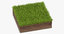 3D model grass cross section 01