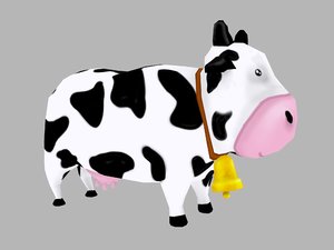 stylized cow model