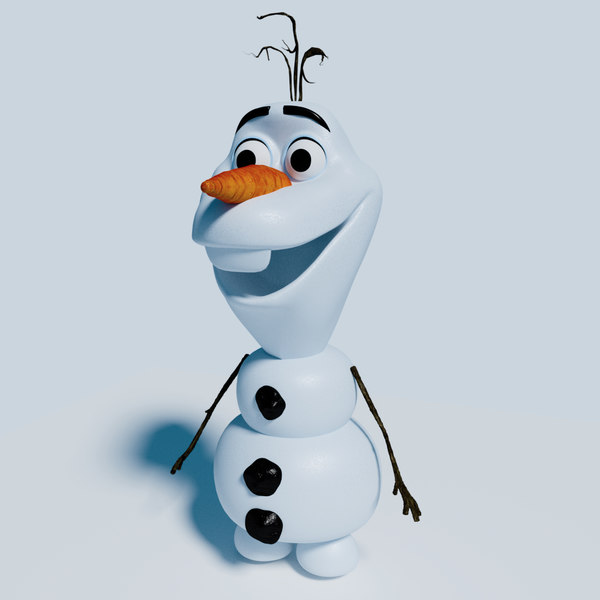 Olaf De Frozen Modelo 3d Turbosquid 1320745