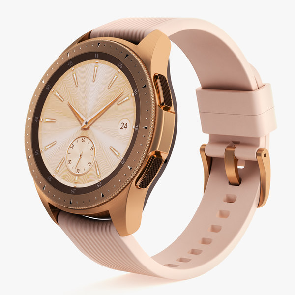 modelo 3d Reloj Samsung Galaxy 42mm Oro Rosa 2018 - TurboSquid 1320856