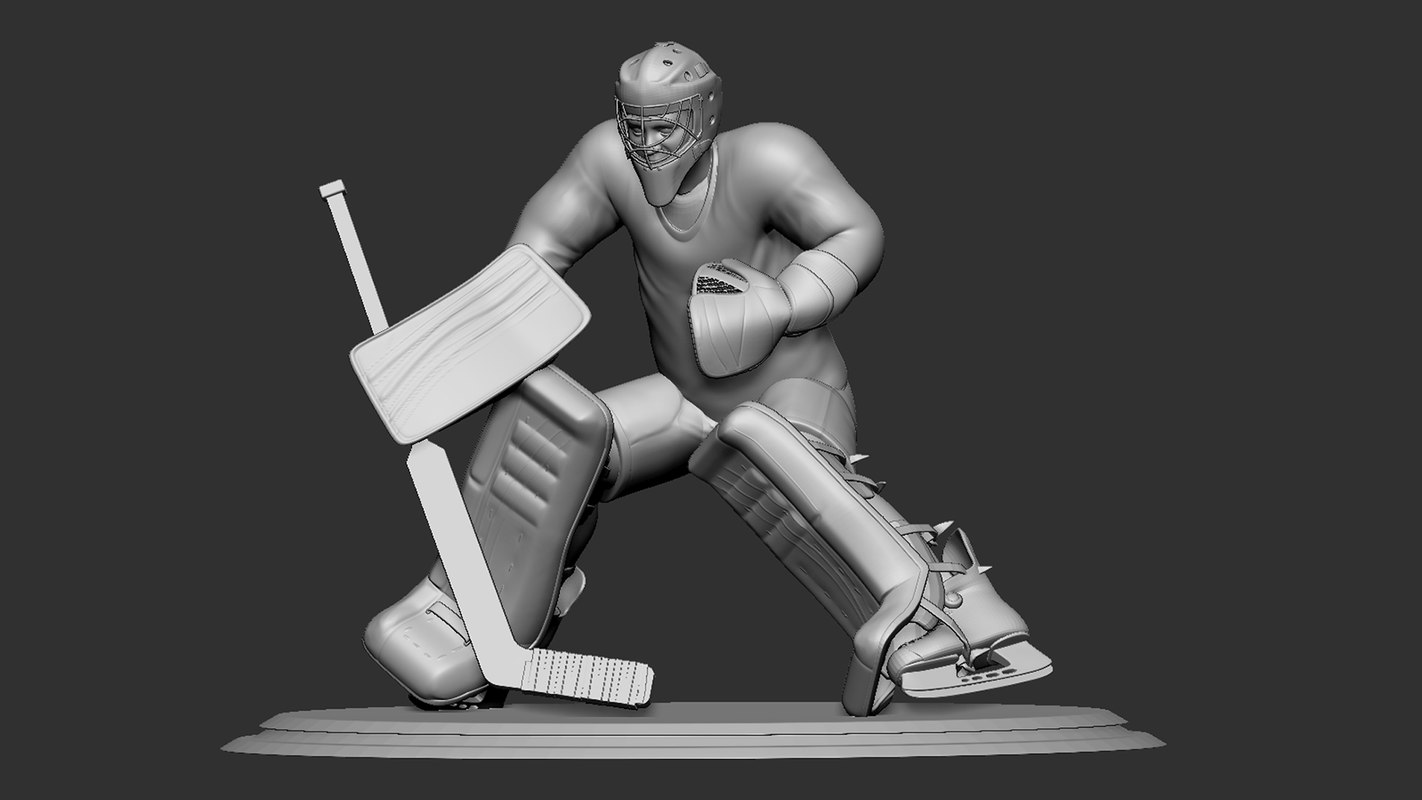 Hockey Player Goalie Defence 3D Model - TurboSquid 1320986