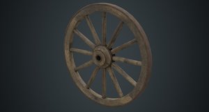 3D wagon wheel 1c